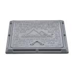 Fiber Reinforced Polymer (FRP) White Manhole Cover | 18x18 Inch | 5-Ton Capacity Chamber, Sump, Water Tank & Drainage Cover
