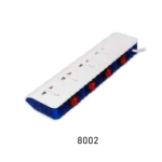 APEX 6A. 4+4 Power Strip with Individual switch